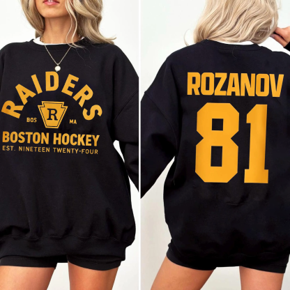 Ilya Rozanov 81- Boston,Hudson Willians Connor Storrie Unisex T-shirt/Crewneck/Hoodie