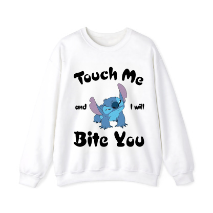 Touch Me and I will Bite You Crewneck Sweatshirt