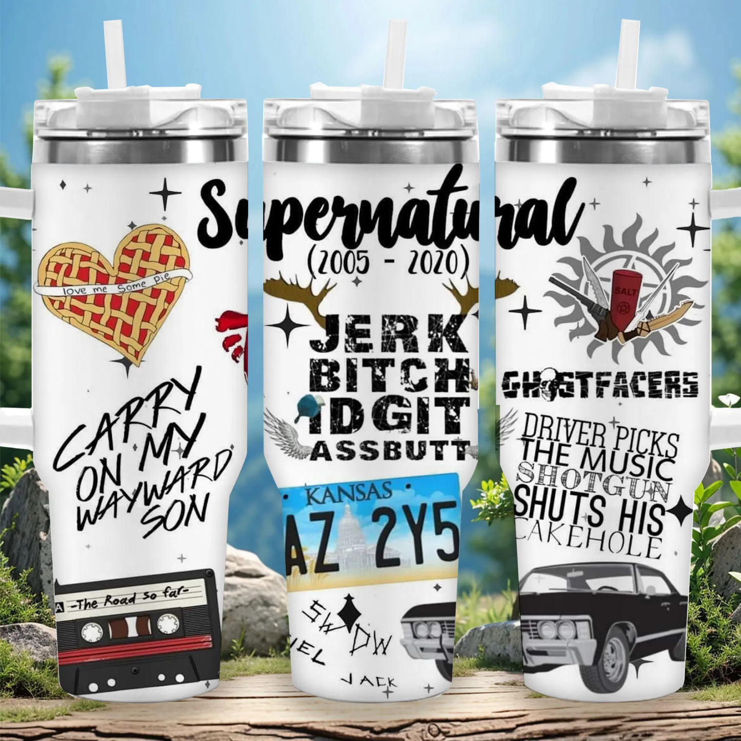 supernatural 40oz tumbler