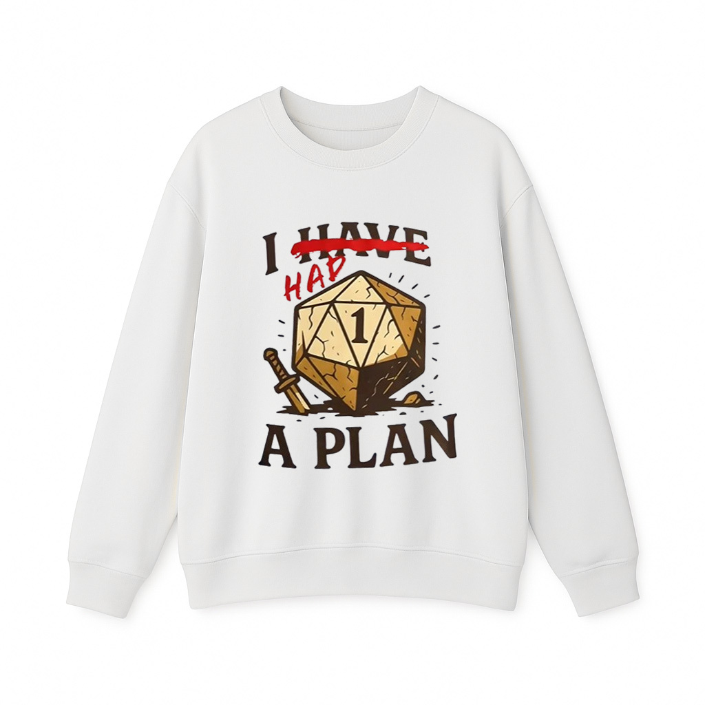 Funny Dungeons and Dragons Roleplay Crewneck Sweatshirt