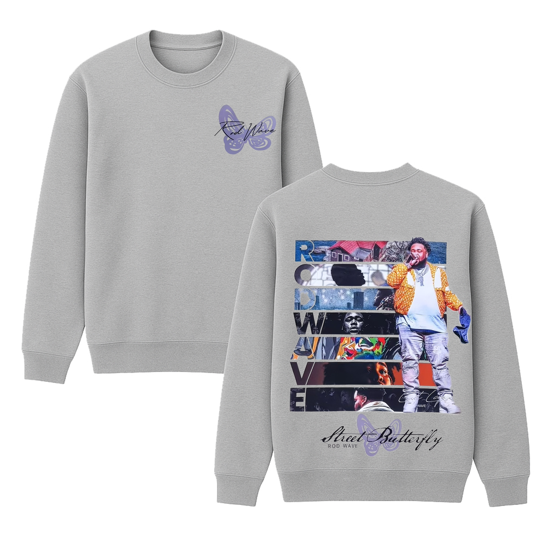 Rod Wave "Street Butterfly" Unisex Shirt/Crewneck/Hoodie