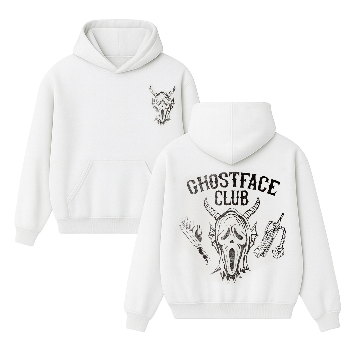 Ghostface Club Horror Movie Unisex Shirt/Crewneck/Hoodie