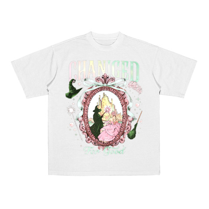 Wicked Changed For Good Witch On Mirror Pink and Green Musical Shirt/Crewneck/Hoodie