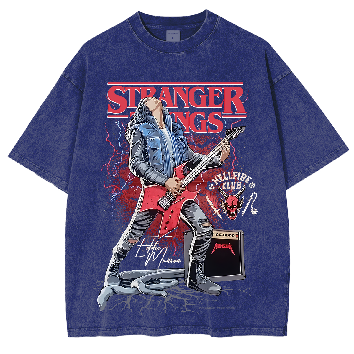 Stranger Things Unisex Washed T-shirt
