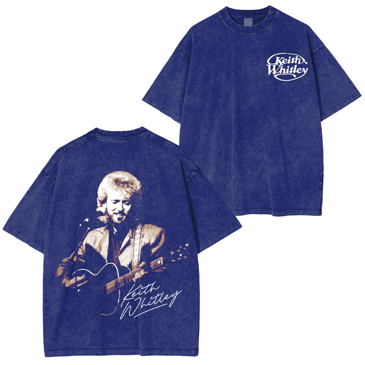 Keith Whitley Country Music Sandy Washed T-shirt/Crewneck/Hoodie