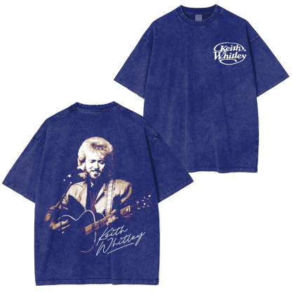 Keith Whitley Country Music Sandy Washed T-shirt/Crewneck/Hoodie