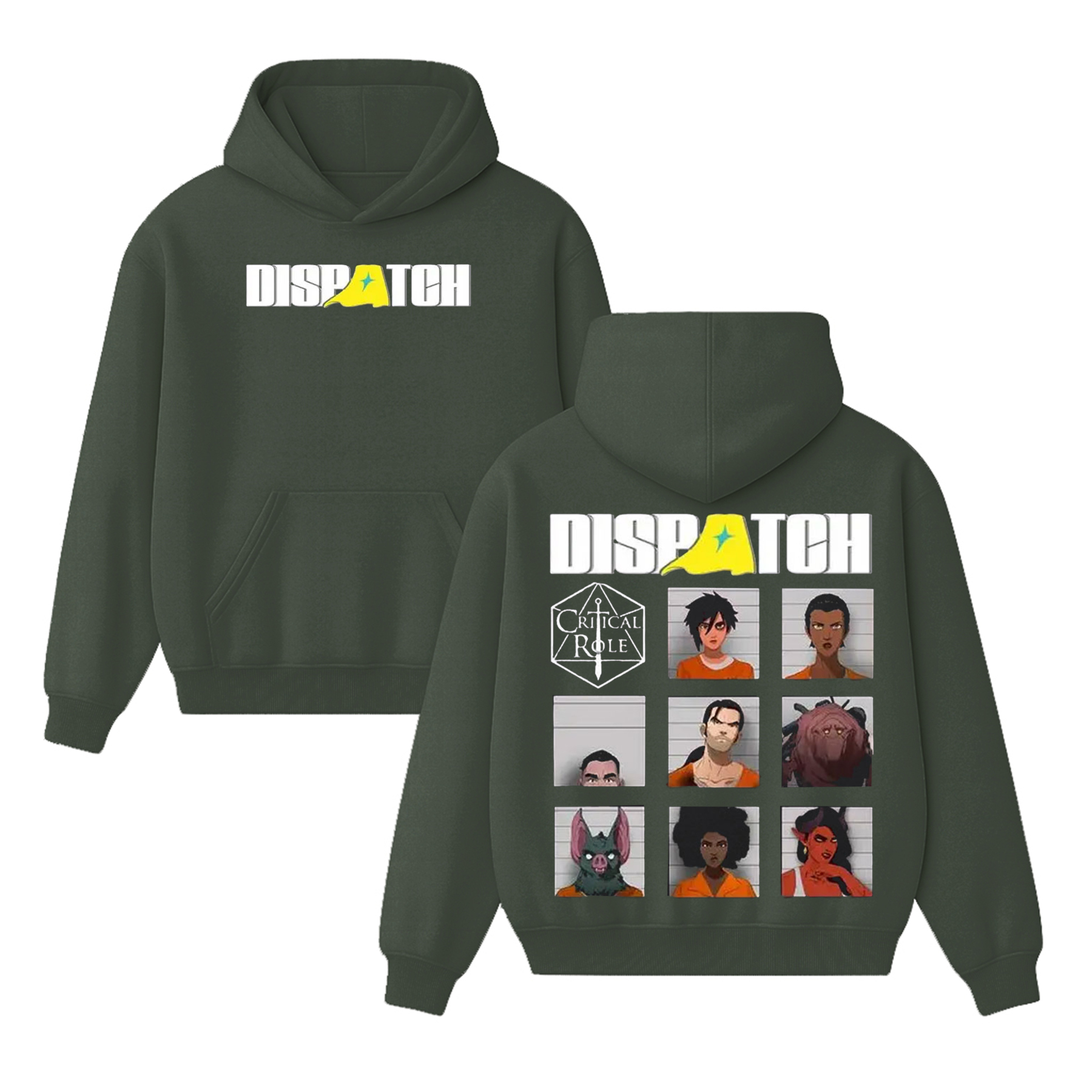 Dispatch Game Character Double Sides  Unisex Shirt/Crewneck/Hoodie