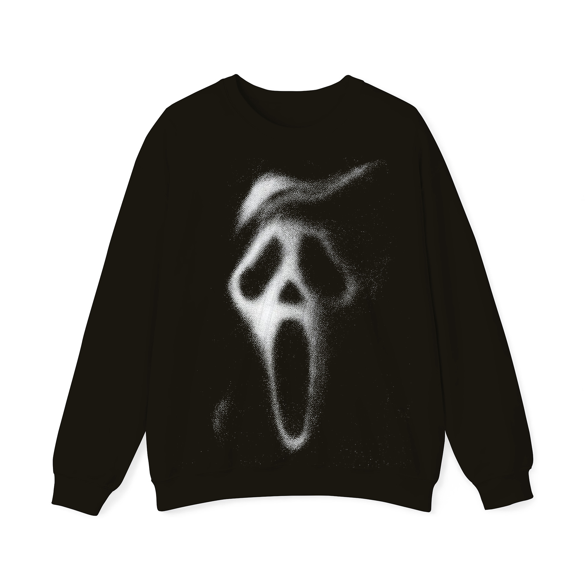 Faded ghost retro 90s graphic Crewneck Sweatshirt