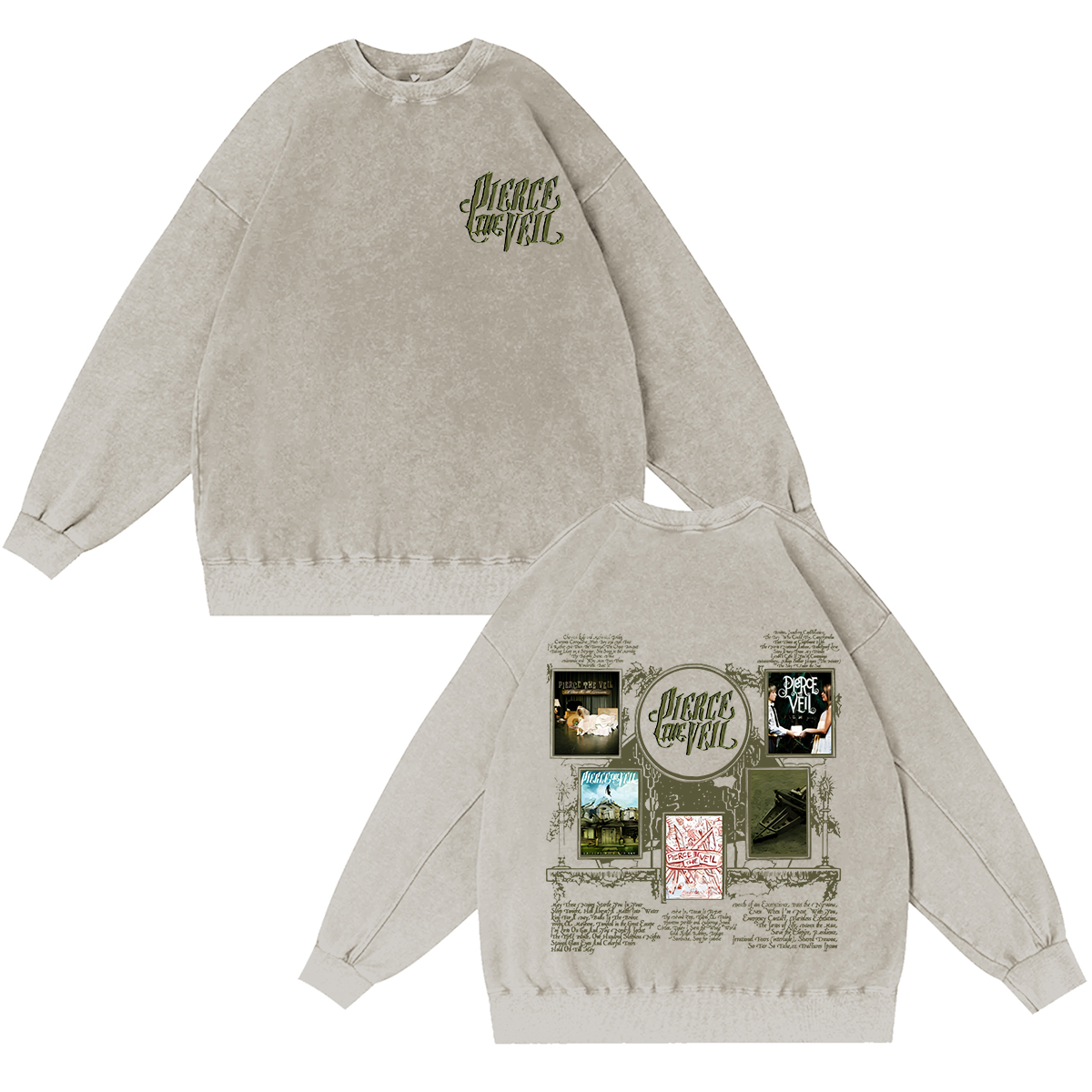 Pierce The Veil Unisex Washed T-shirt/Crewneck/Hoodie