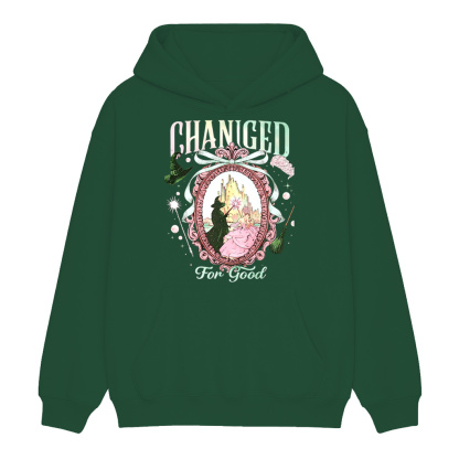 Wicked Changed For Good Witch On Mirror Pink and Green Musical Shirt/Crewneck/Hoodie