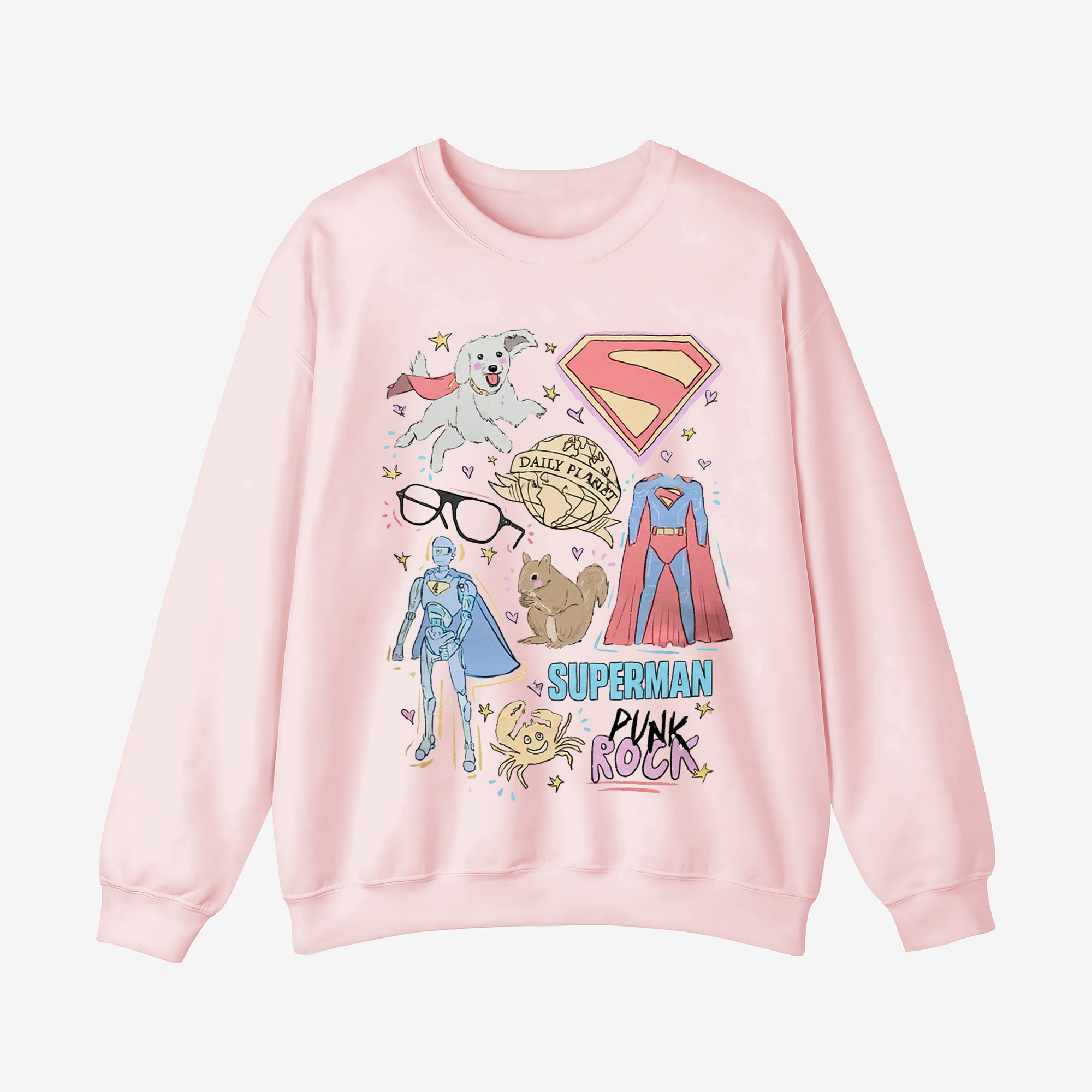 Cute Superman Crewneck Sweatshirt