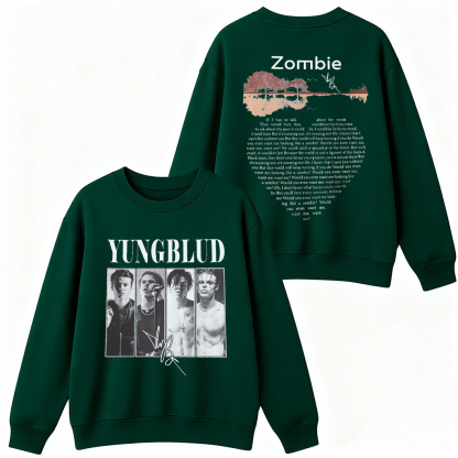 YungBlud Zombie Lyrics  Shirt/Crewneck/Hoodie