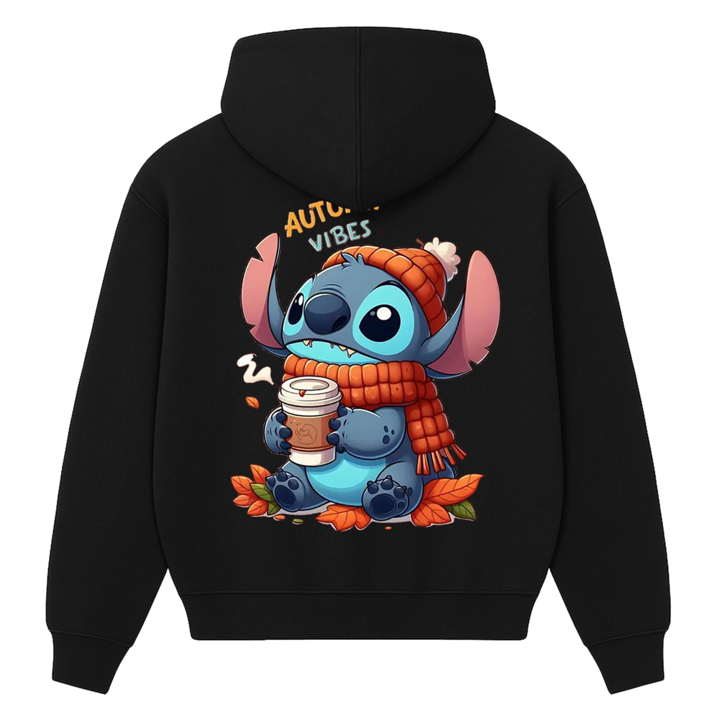 Stitch Fall Leaves Hoodie