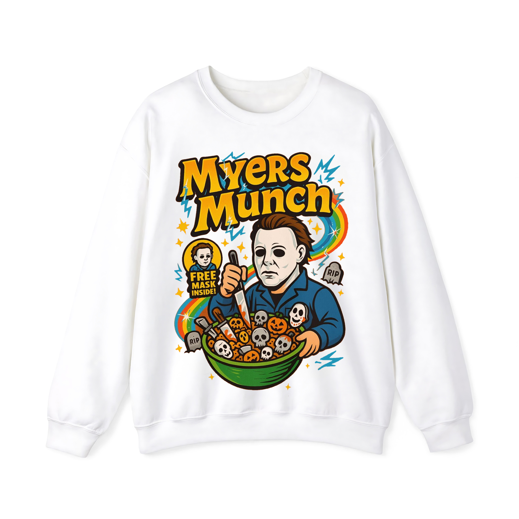 Halloween Myers Munch Crewneck Sweatshirt