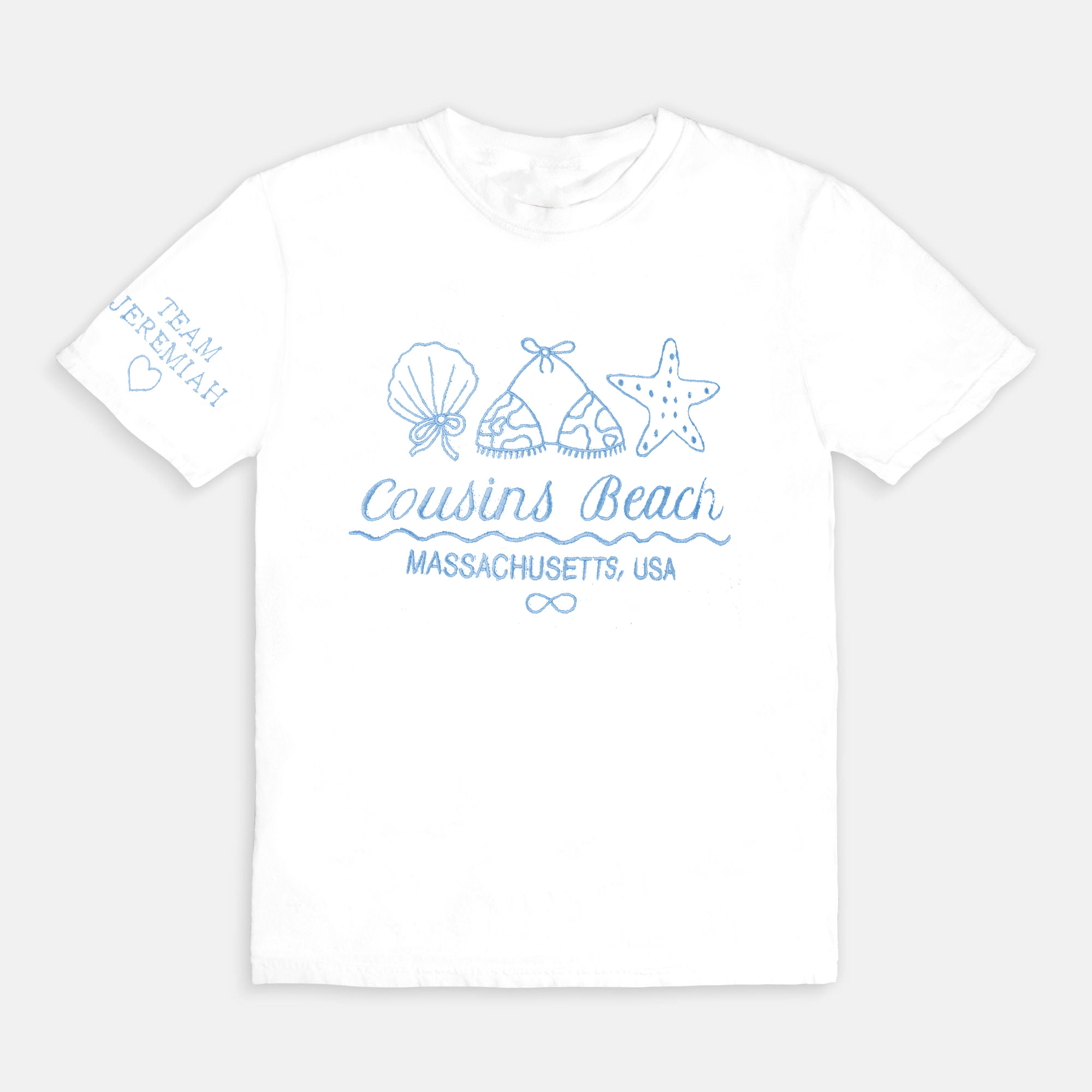 Cousins Beach Cozy Embroidered T-Shirt