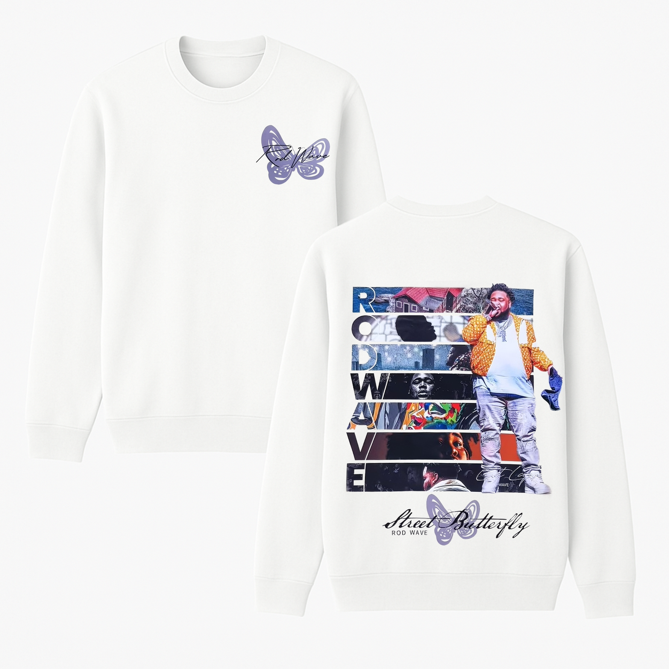 Rod Wave "Street Butterfly" Unisex Shirt/Crewneck/Hoodie