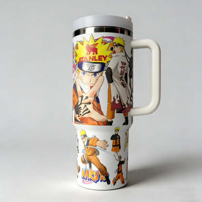 Naruto-Themed Custom 40-Ounce Vacuum Insulated Tumbler