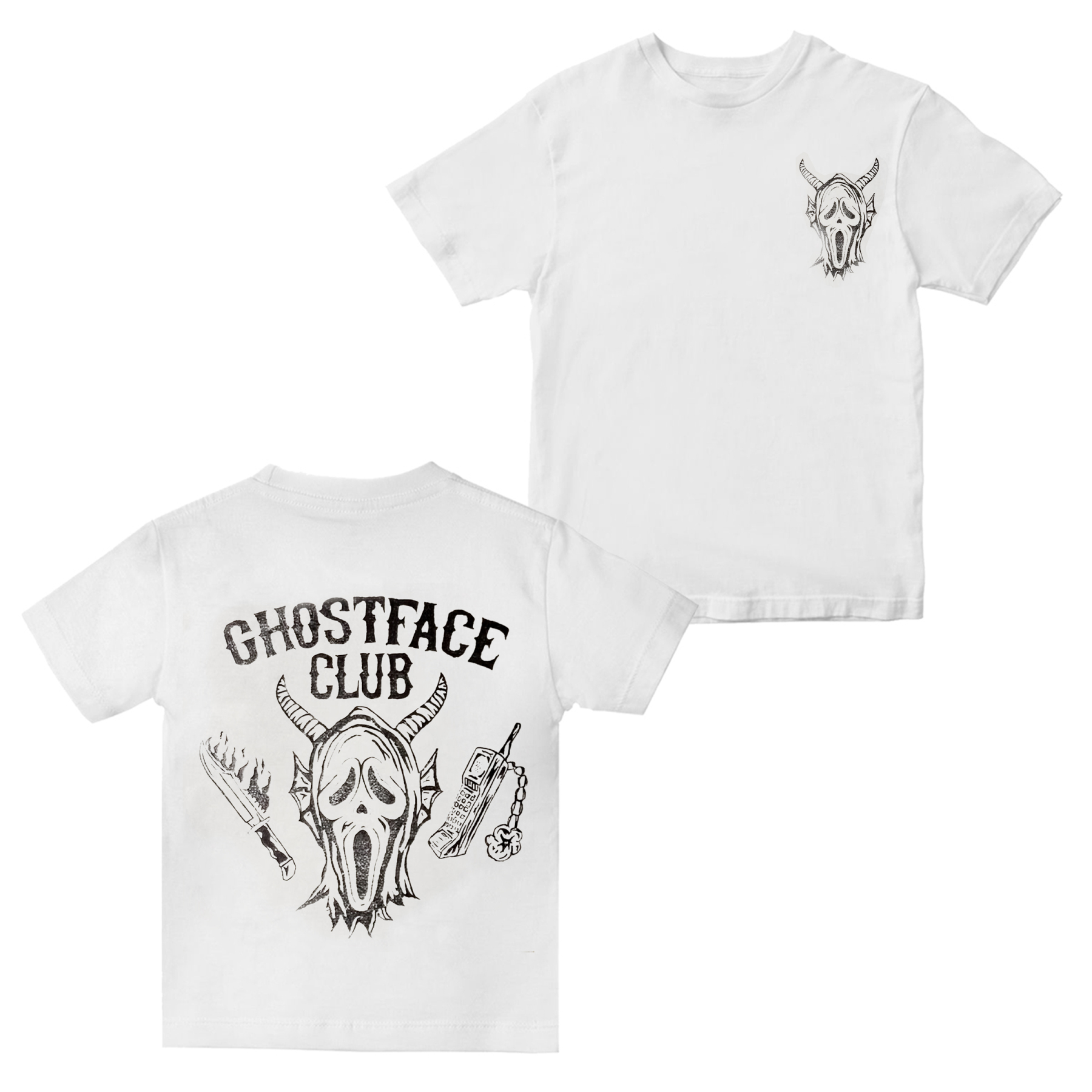 Ghostface Club Horror Movie Unisex Shirt/Crewneck/Hoodie