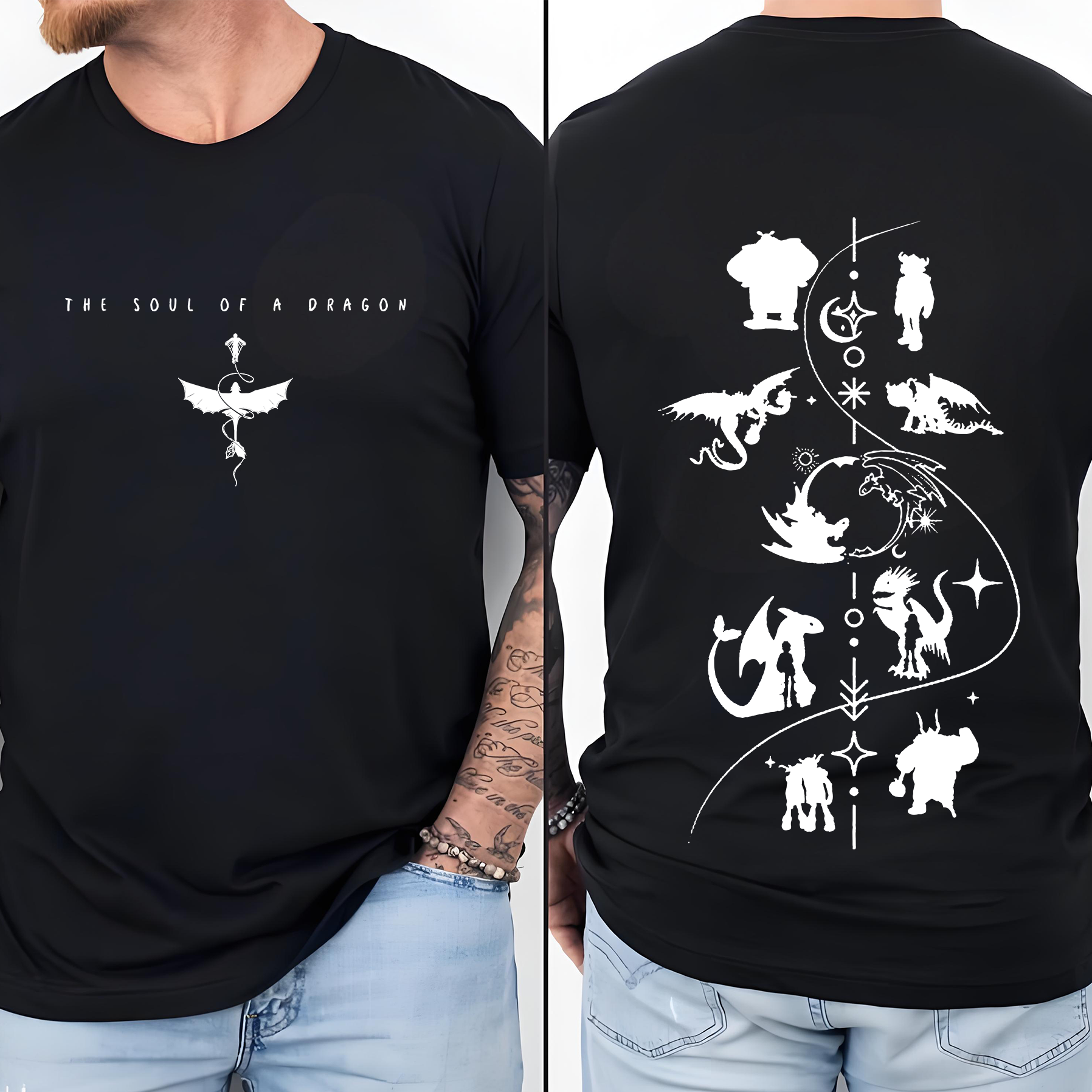 The Soul Of A Dragon T-Shirt/Crewneck Sweatshirt/Hoodie