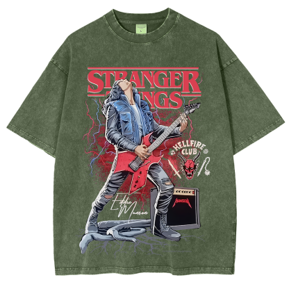 Stranger Things Unisex Washed T-shirt