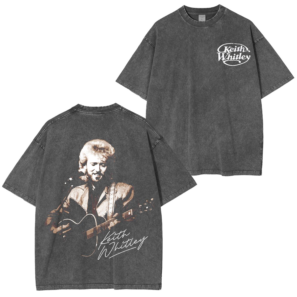 Keith Whitley Country Music Sandy Washed T-shirt/Crewneck/Hoodie