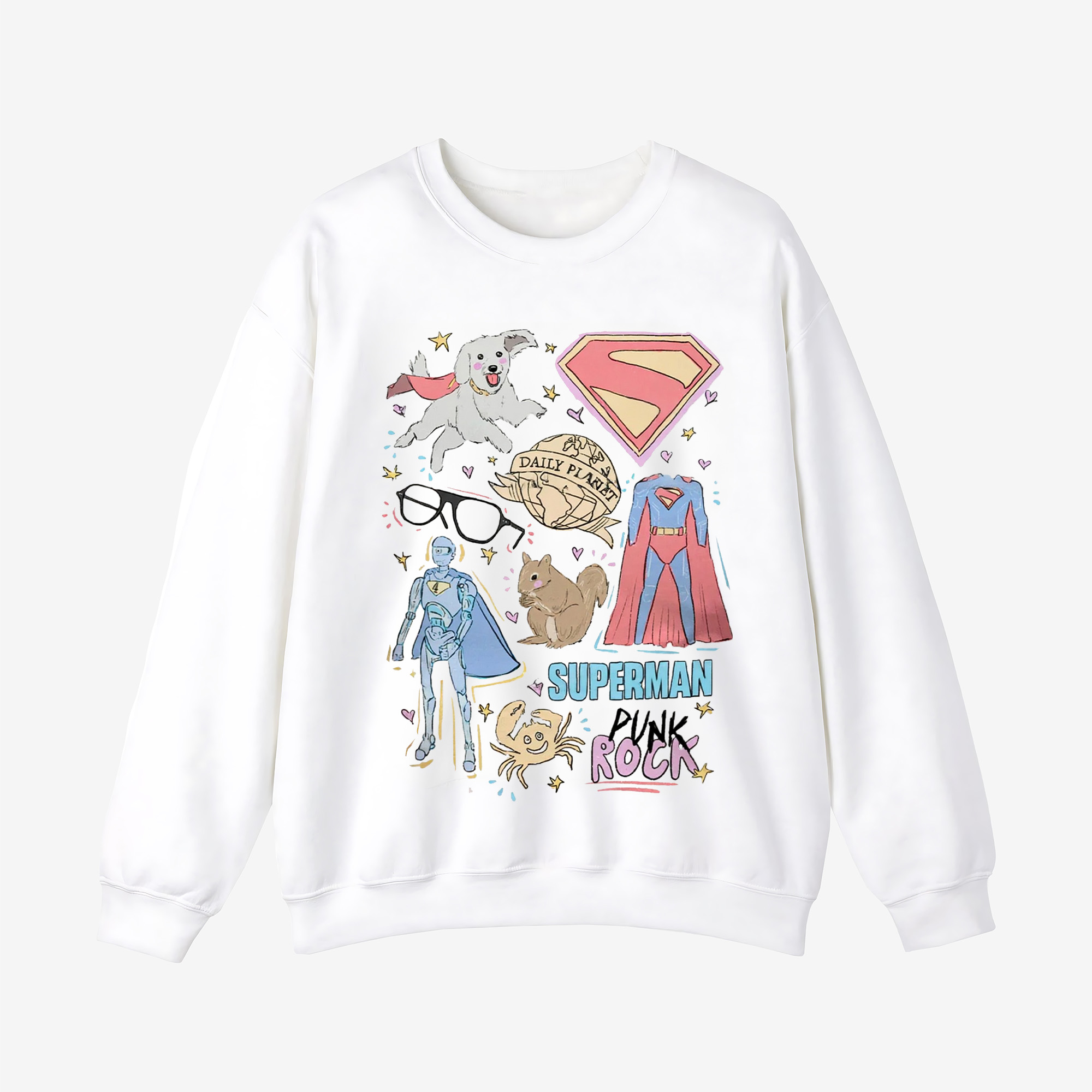 Cute Superman Crewneck Sweatshirt