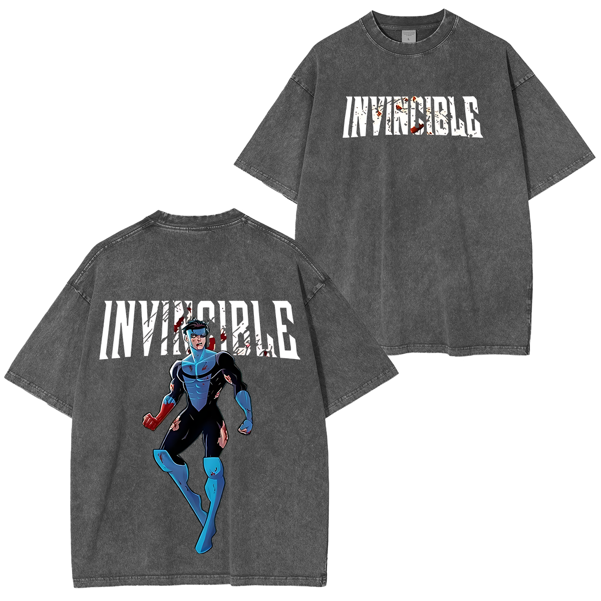 Invincible Mark Bloodied Washed T-shirt/Crewneck/Hoodie