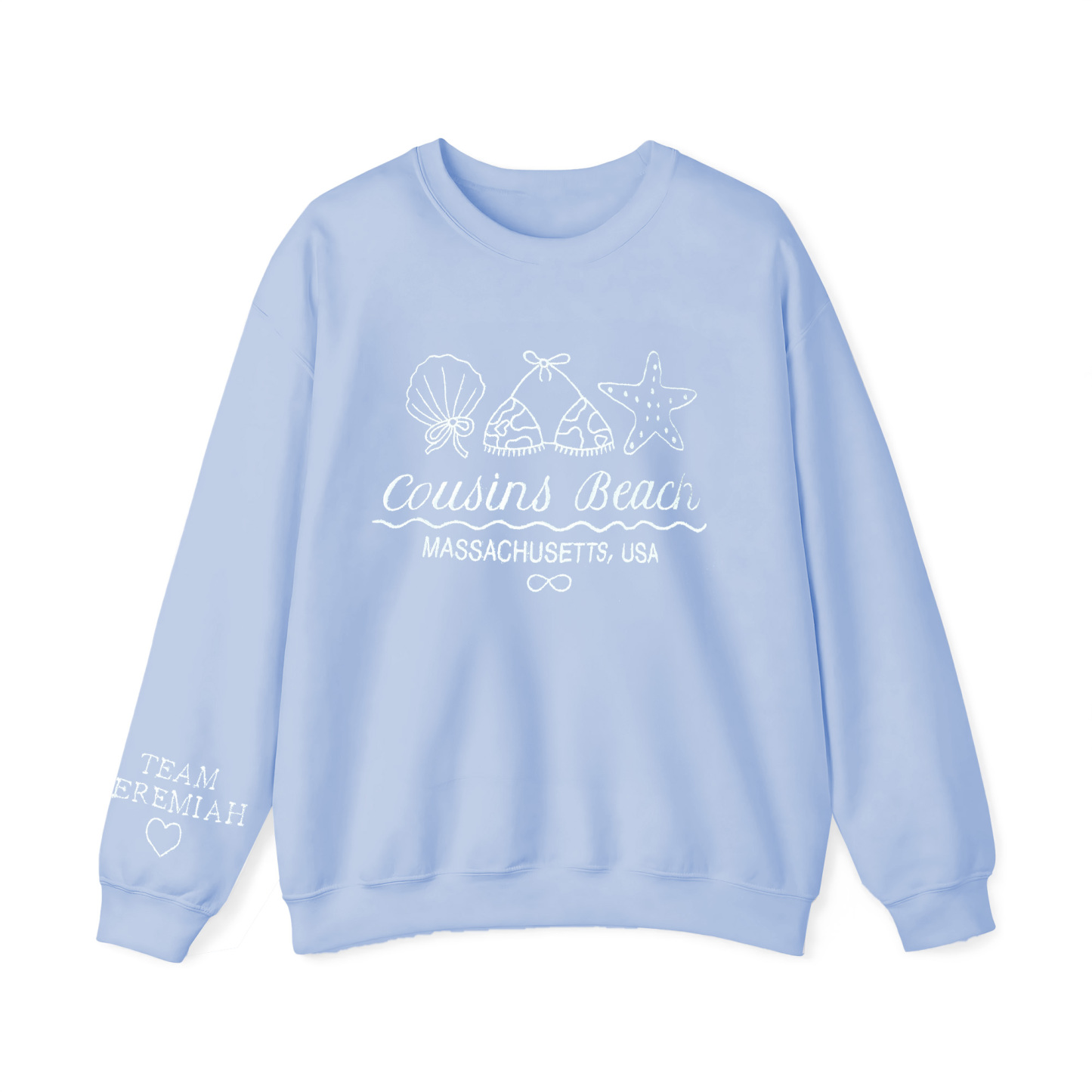 Cousins Beach Cozy Embroidered Crewneck