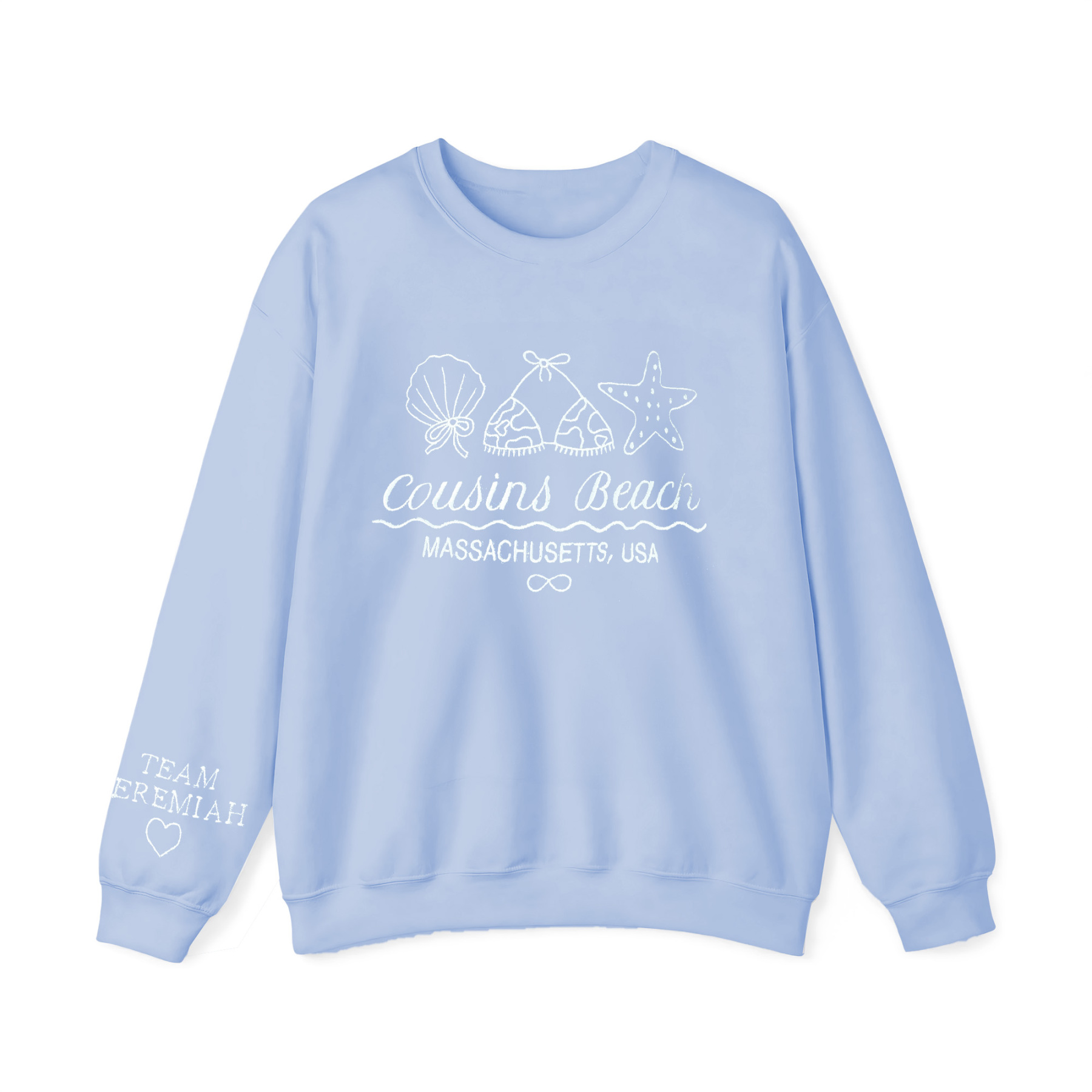 Cousins Beach Cozy Embroidered Crewneck