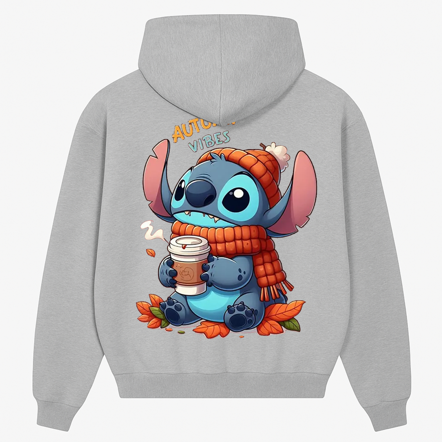 Stitch Fall Leaves Hoodie