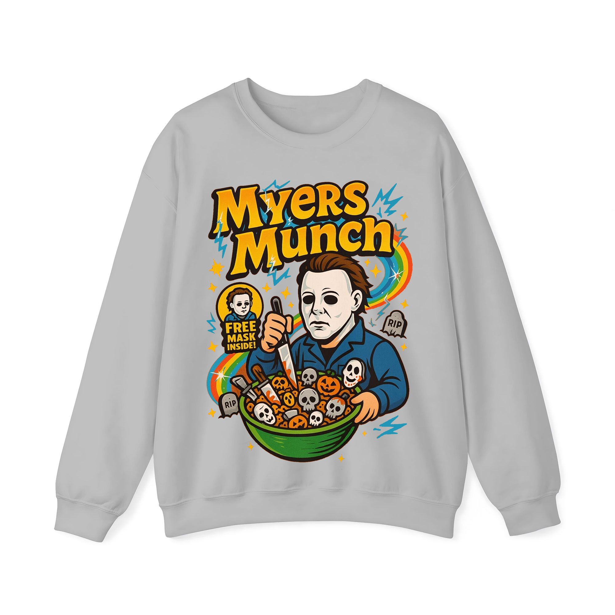 Halloween Myers Munch Crewneck Sweatshirt