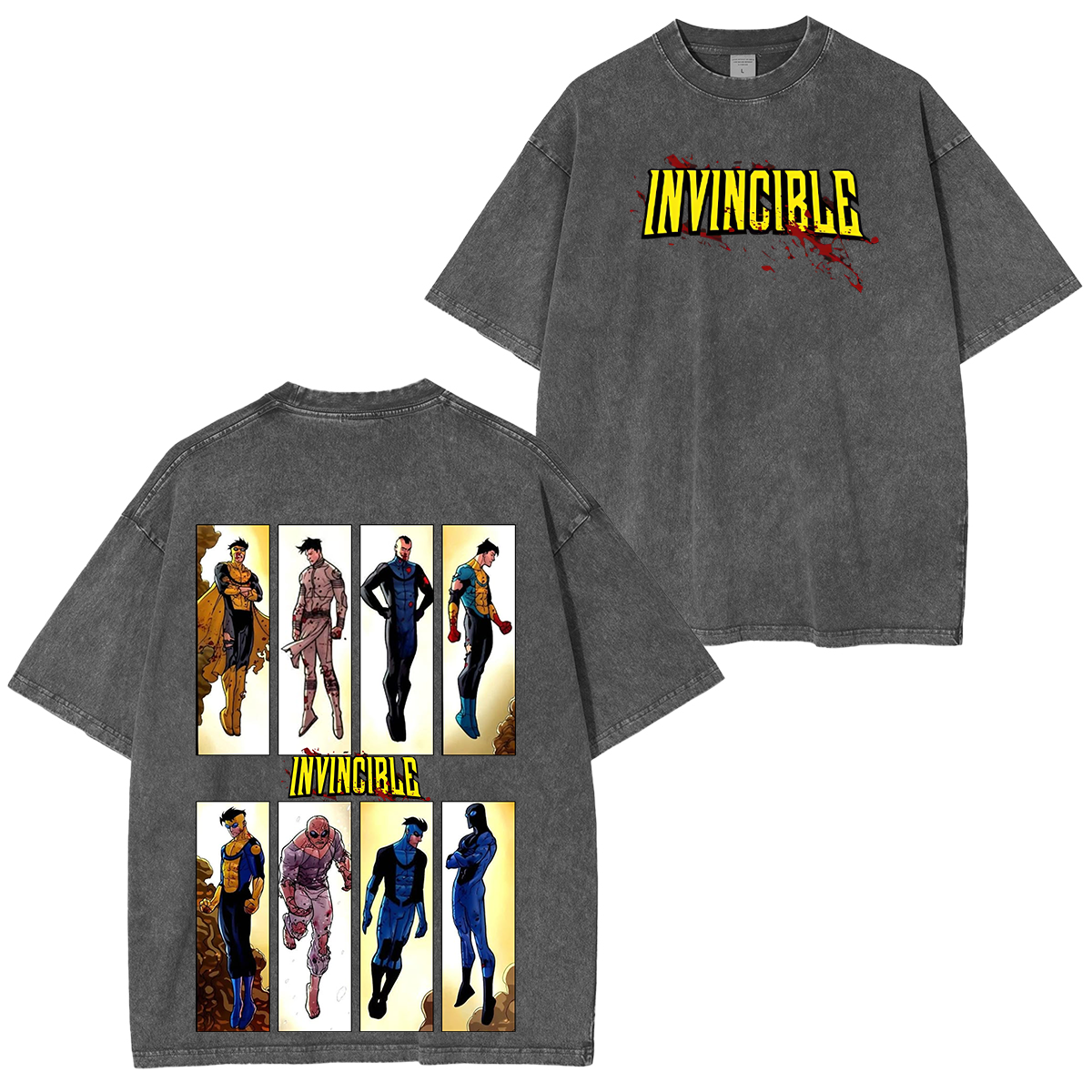 Invincible Washed T-shirt/Crewneck/Hoodie