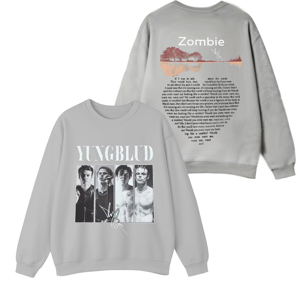 YungBlud Zombie Lyrics  Shirt/Crewneck/Hoodie