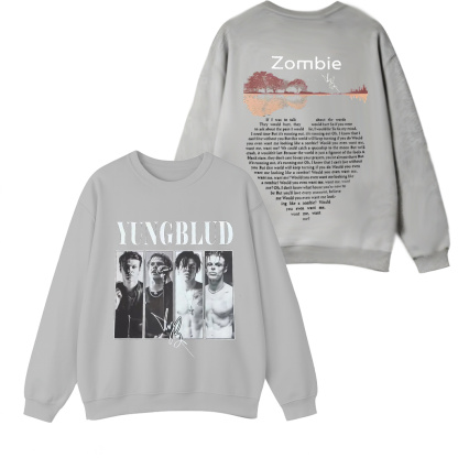 YungBlud Zombie Lyrics  Shirt/Crewneck/Hoodie