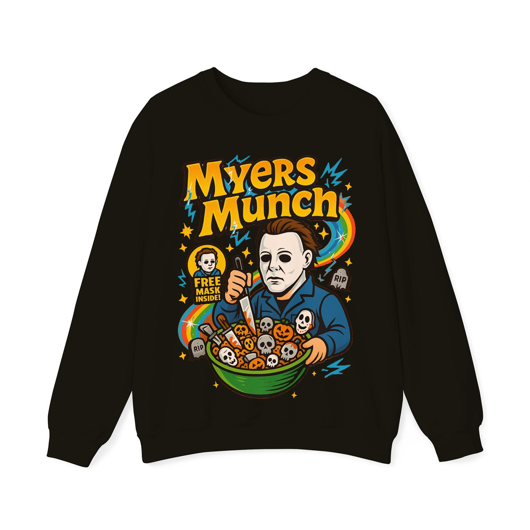Halloween Myers Munch Crewneck Sweatshirt