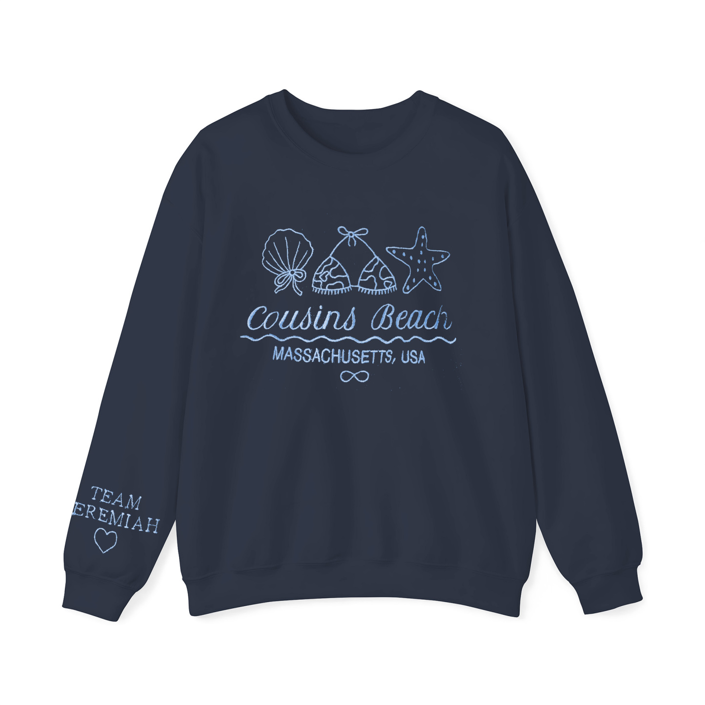 Cousins Beach Cozy Embroidered Crewneck