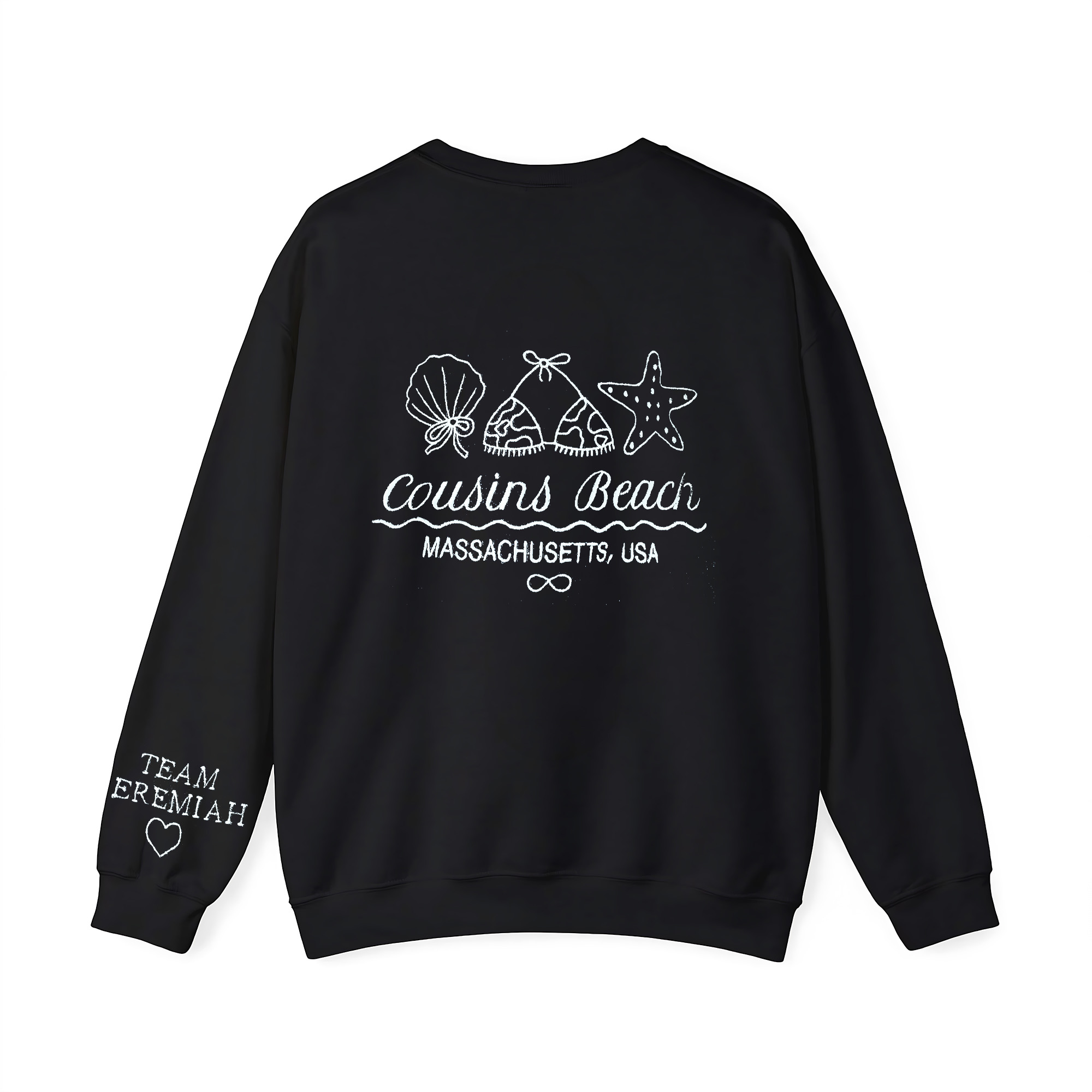 Cousins Beach Cozy Embroidered Crewneck