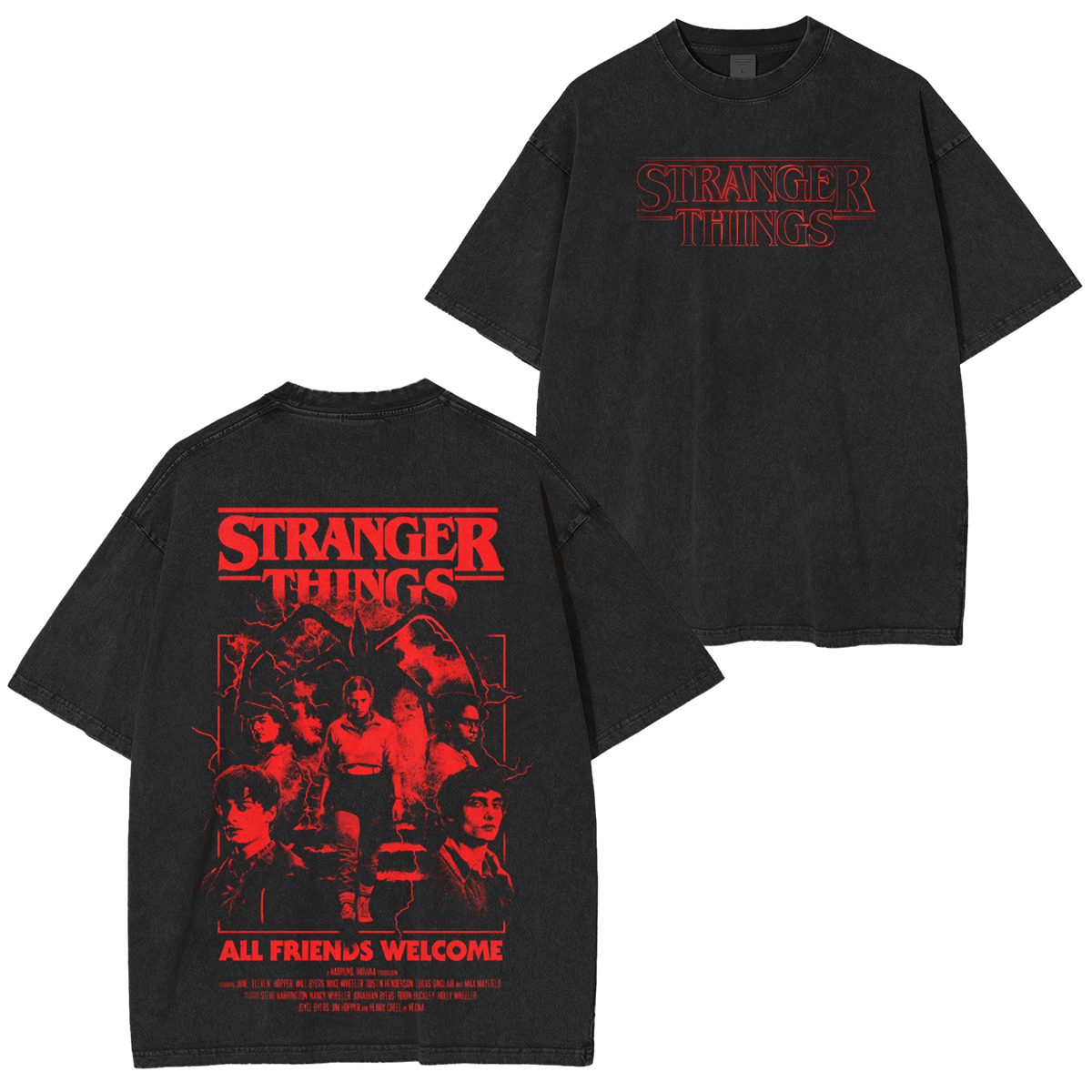 Stranger Things: Vintage Oversized T-shirt/Crewneck/Hoodie
