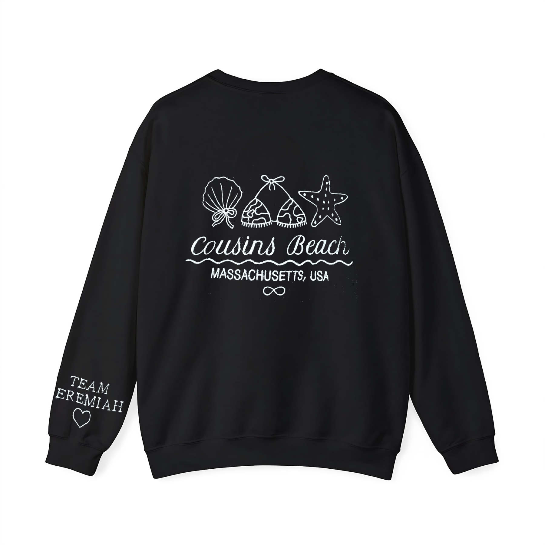 Cousins Beach Cozy Embroidered Crewneck