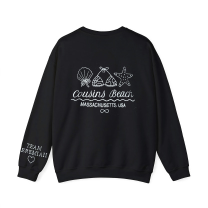 Cousins Beach Cozy Embroidered Crewneck