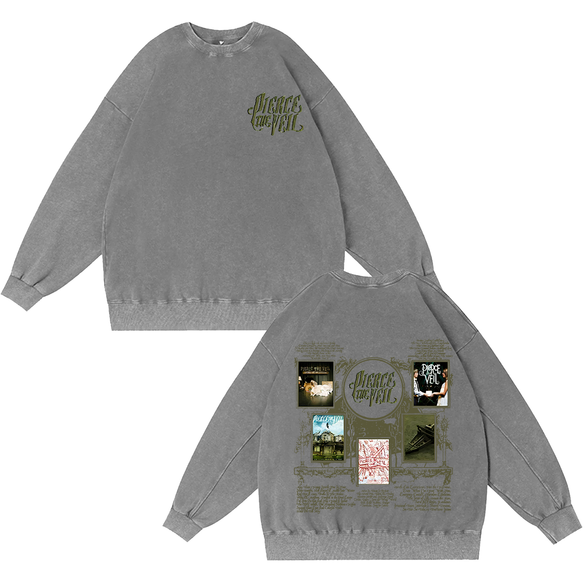 Pierce The Veil Unisex Washed T-shirt/Crewneck/Hoodie