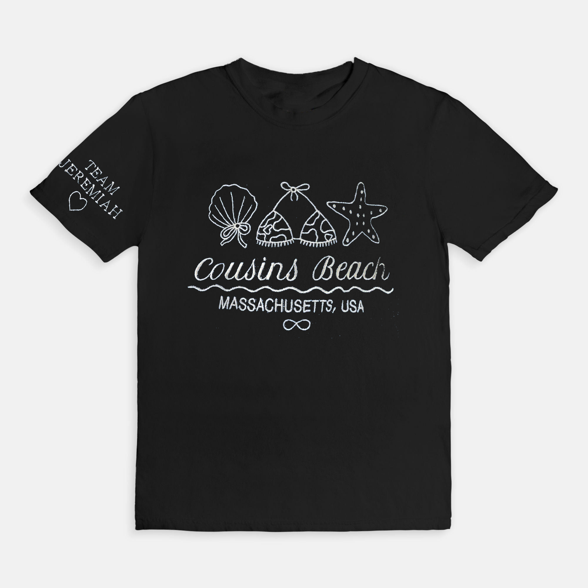 Cousins Beach Cozy Embroidered T-Shirt