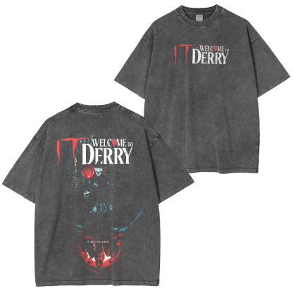 It: Welcome to Derry Unisex Washed T-shirt/Crewneck/Hoodie