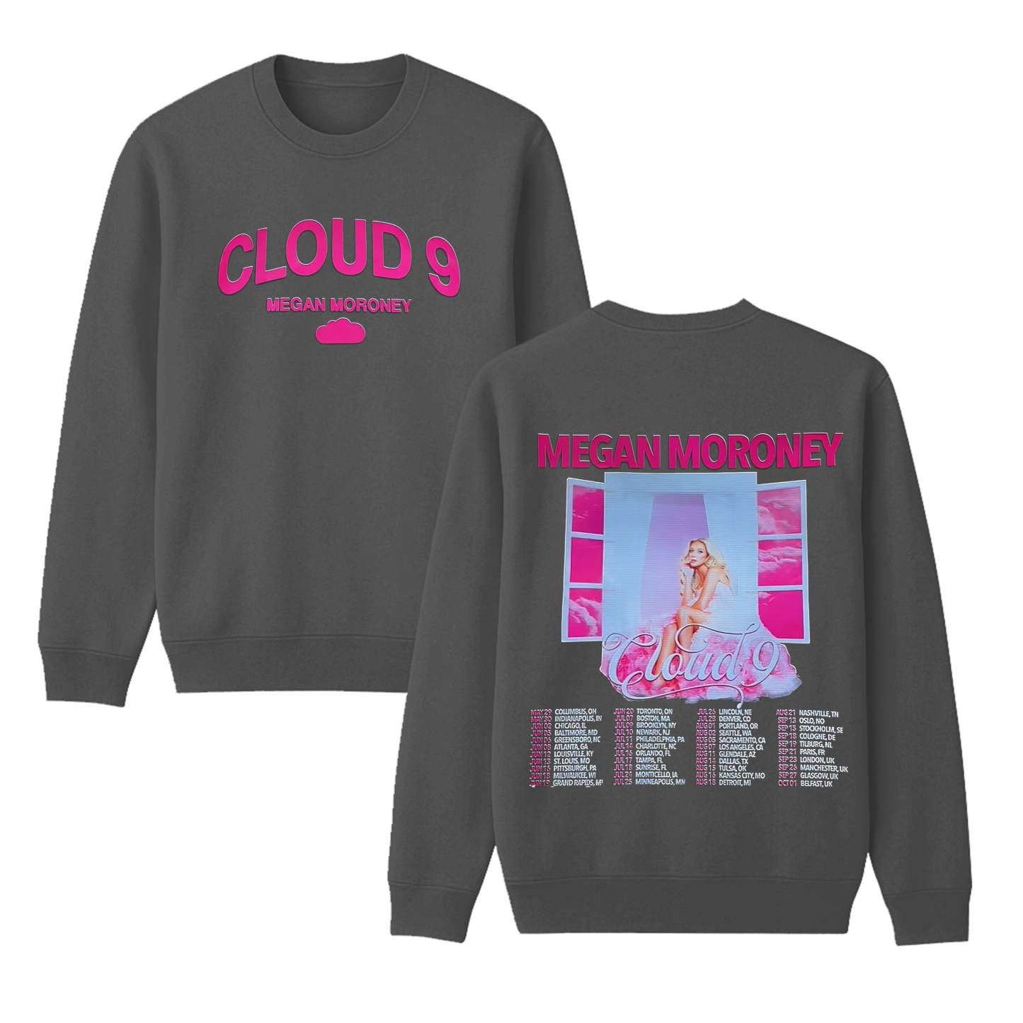 Megan Moroney Cloud 9 Unisex Shirt/Crewneck/Hoodie
