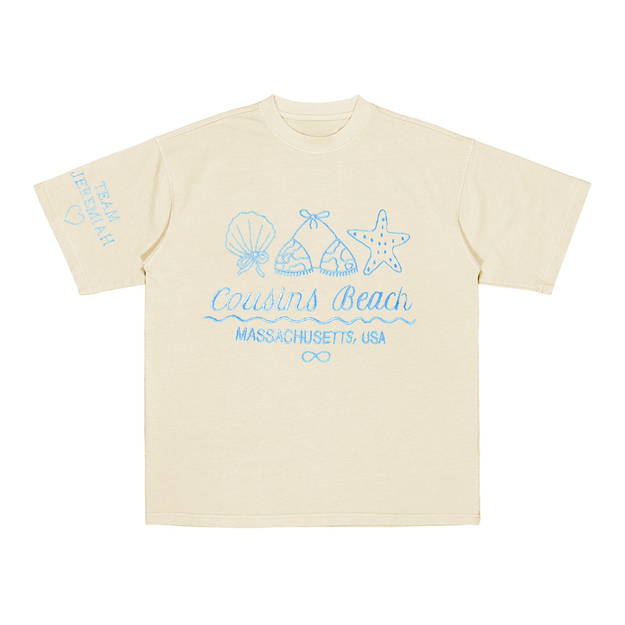 Cousins Beach Cozy Embroidered T-Shirt