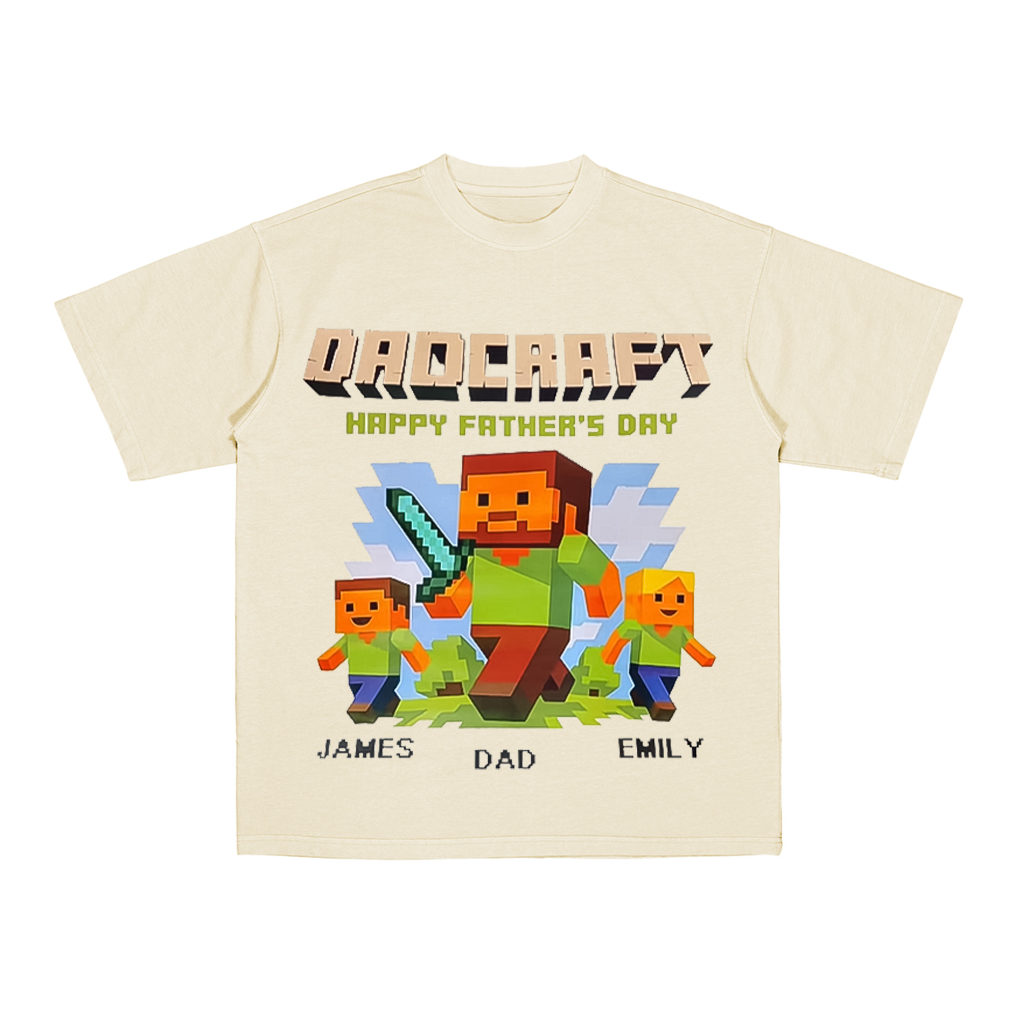 Dadcratf Happy Father's Day T-Shirt