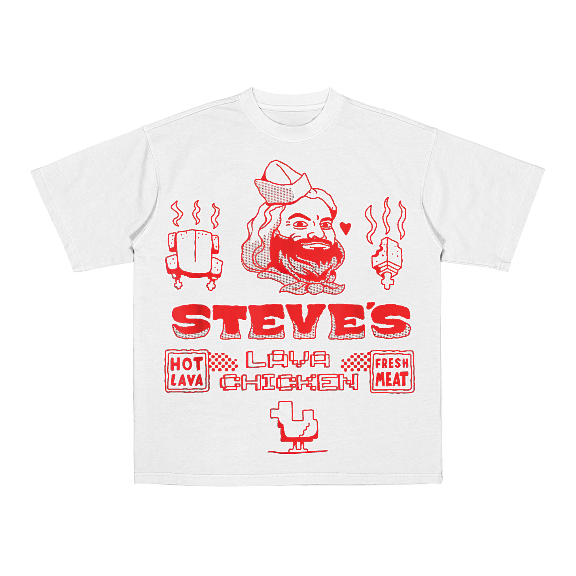 Steve's Lava Chicken T-Shirt
