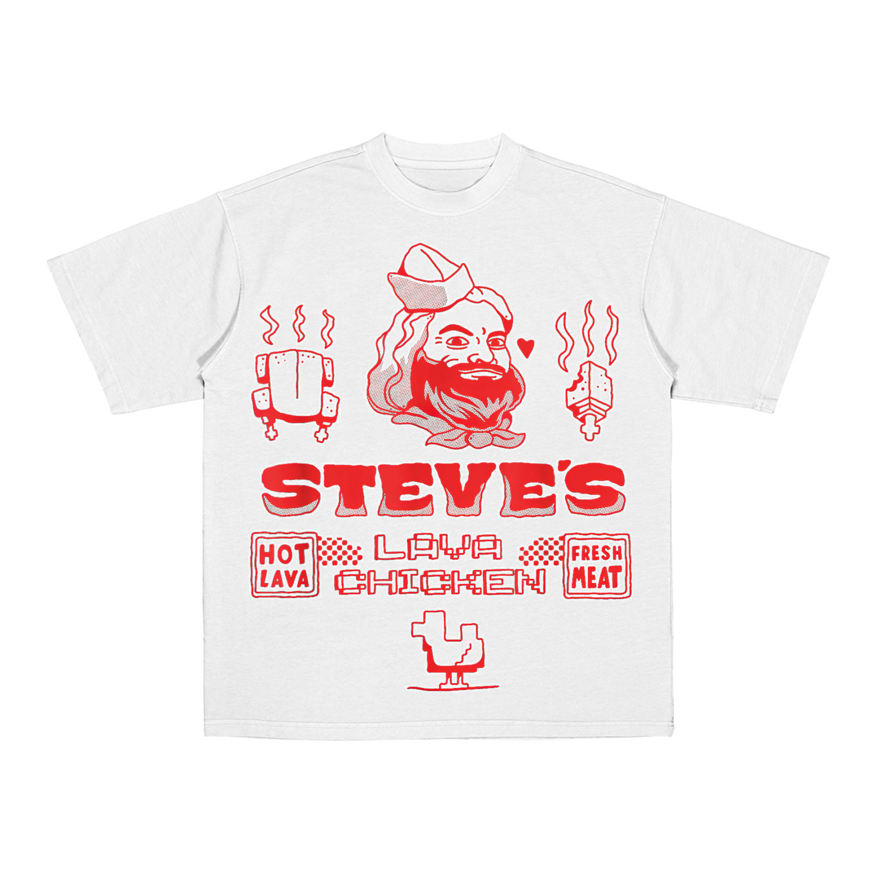 Steve's Lava Chicken T-Shirt