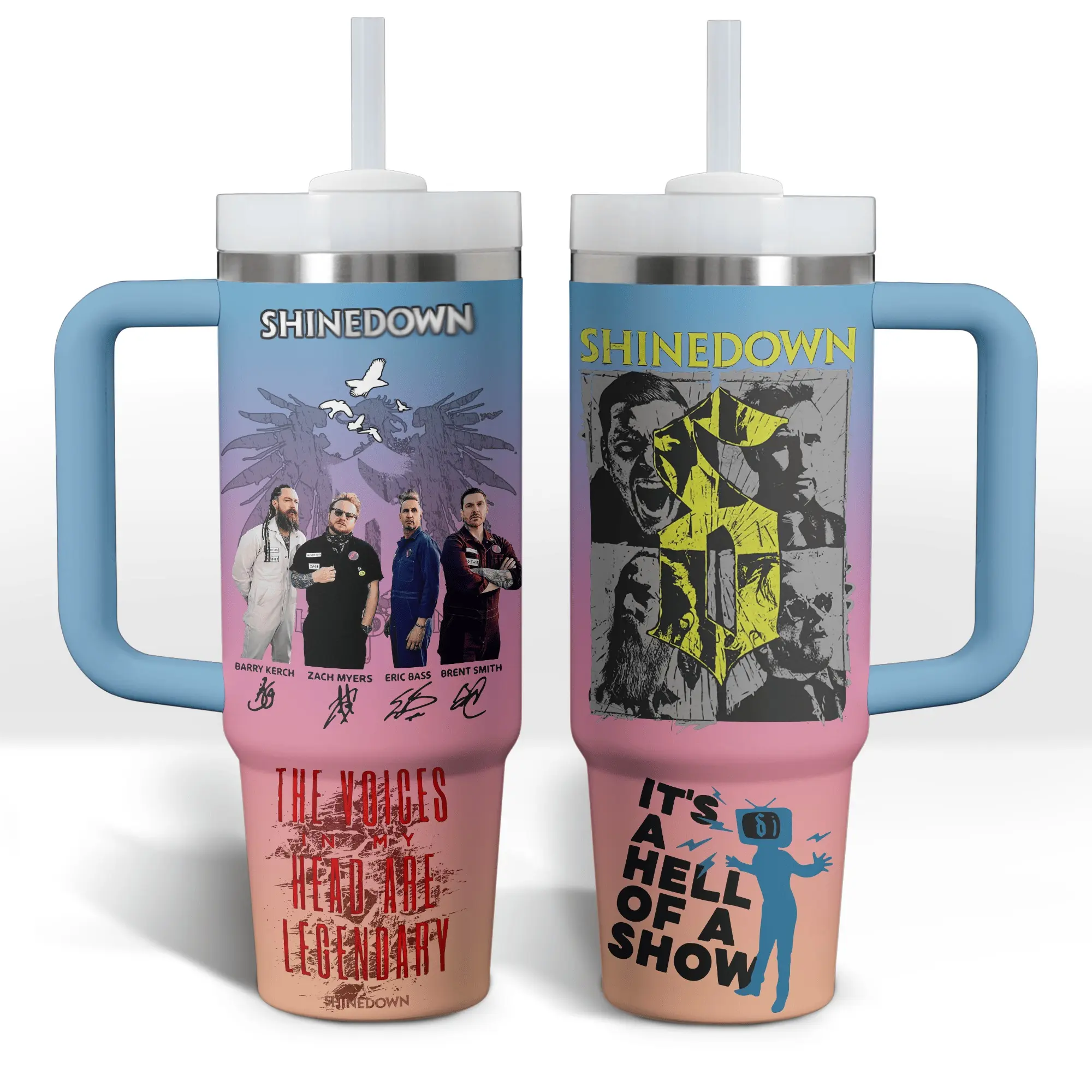 Shinedown Music Custom Stanley Cup 40 oz 30 oz Tumbler With Handle