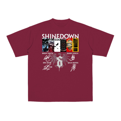 Shinedown Band Signatures Graphic Shirt/Crewneck/Hoodie